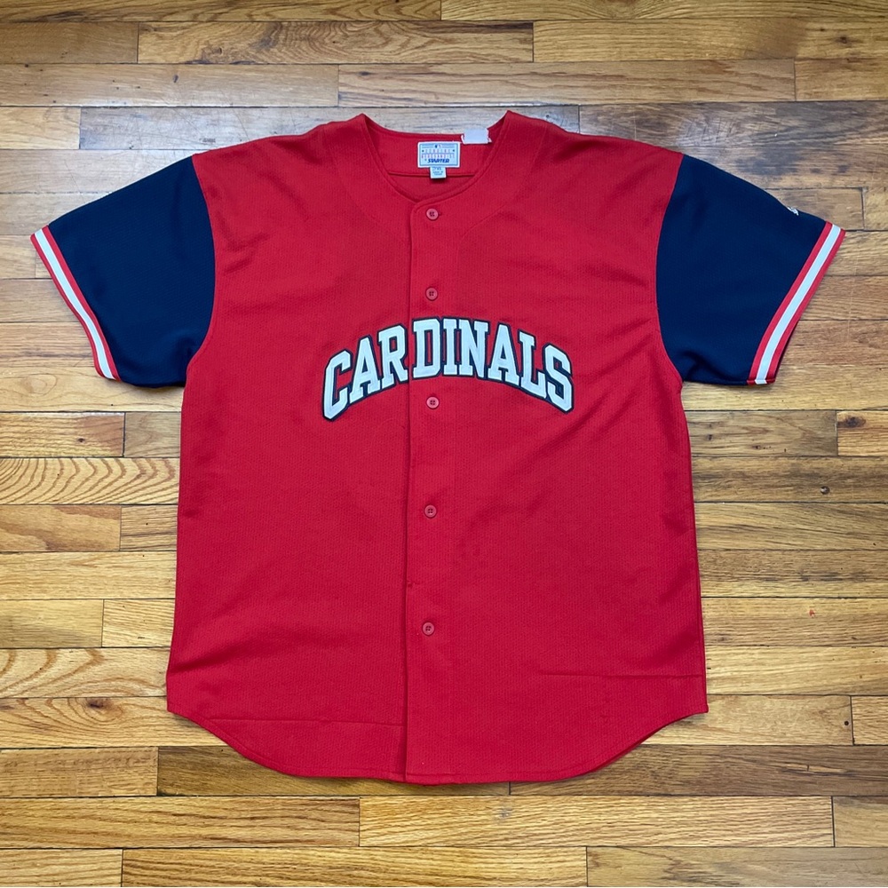 90’s Vintage Starter MLB St Louis Cardinals Mark McGwire Baseball Jersey Used